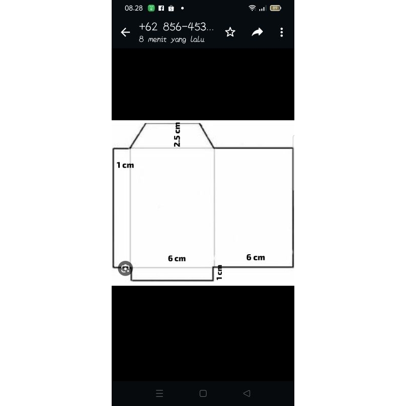 

pisau amplop ramadhan ukuran 6*6