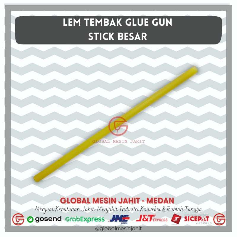 

[SALE] Lem bakar / Lem Tembak Besar 27cm (11mm) / Refill Glue Gun