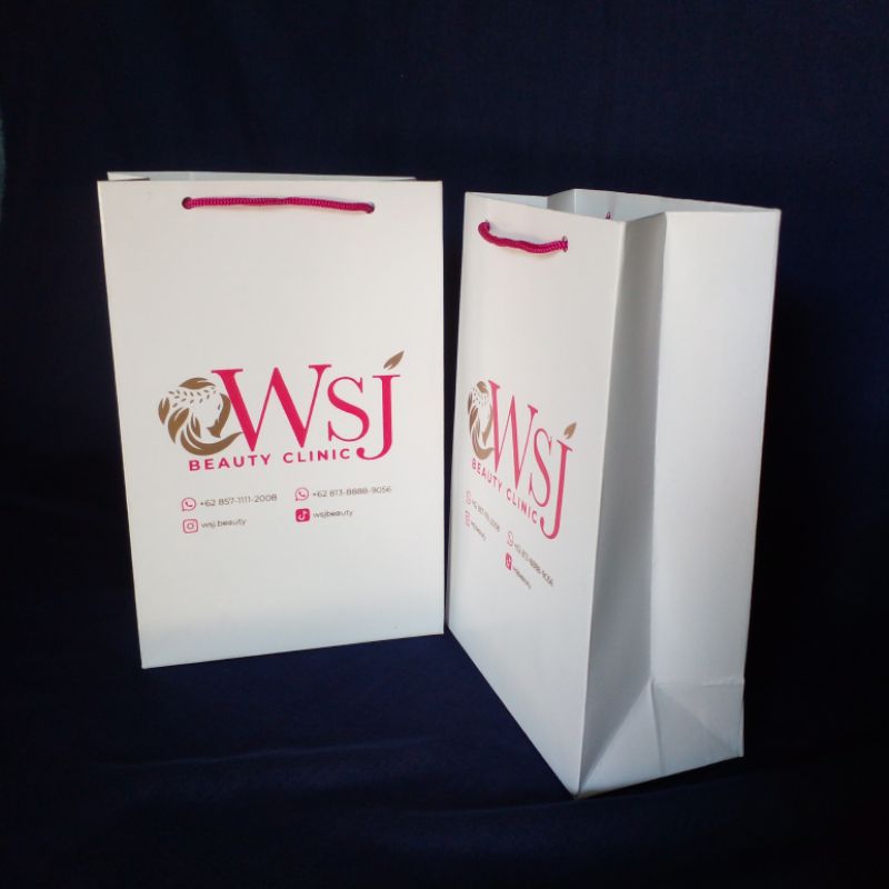 

Paperbag Skincare Bahan Ivory Glossy