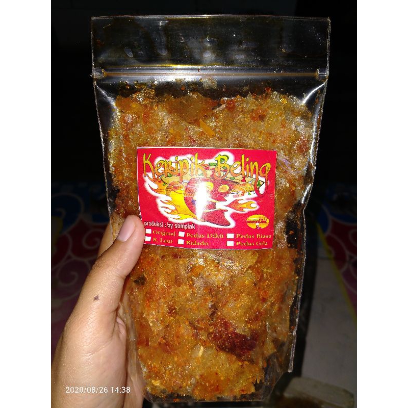 

kripca/kripik kaca 120gr ekstra daun jeruk