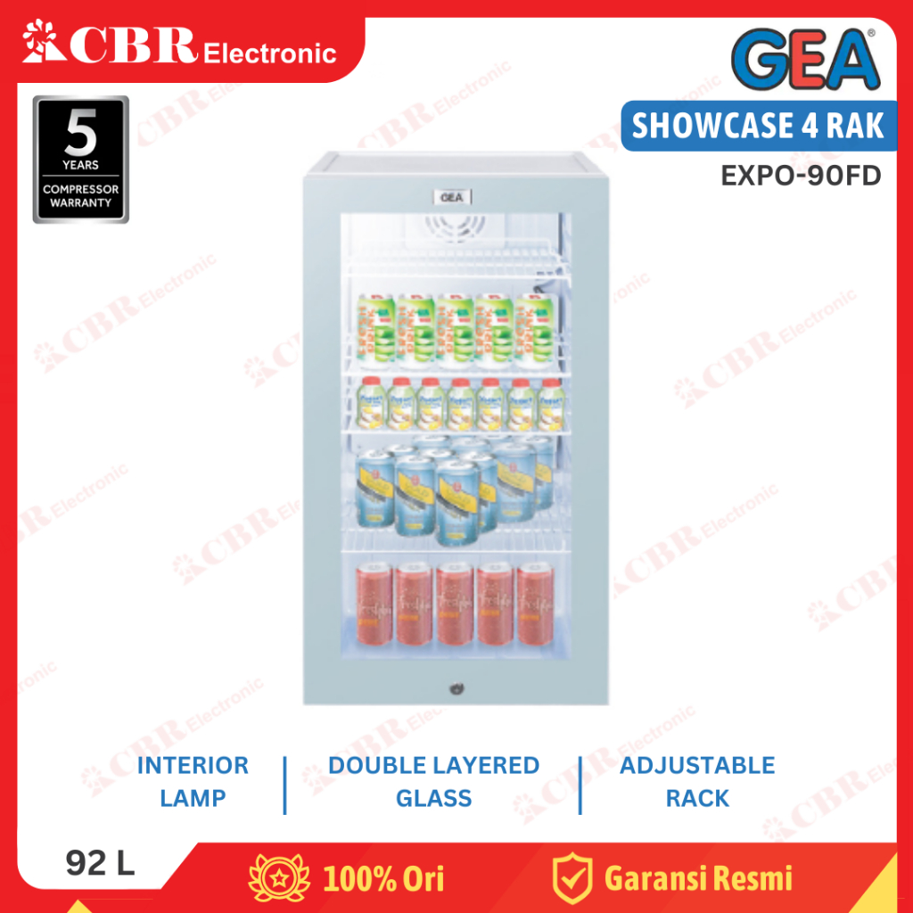 Showcase Display Cooler GEA 4 Rak EXPO-90FD