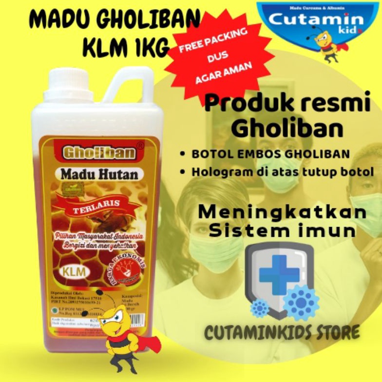 

M19 MADU HUTAN KLM GHOLIBAN DAN MADU SAKINAH 1kg ASLI PACKING Murah Meriah