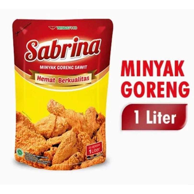 

Minyak Goreng Sabrina Kemasan 1Liter