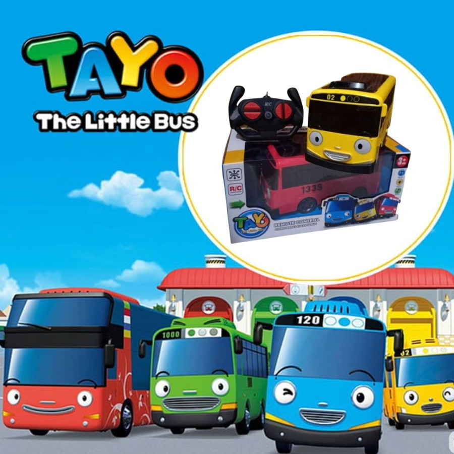 Mainan Remote Control Bus Tayo Remot Kontrol Mobil Lucu Rogi Lani Gani