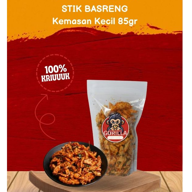 

MAKARONI GORILLA - STIK BASRENG RENYAH KEMASAN KECIL 85GR