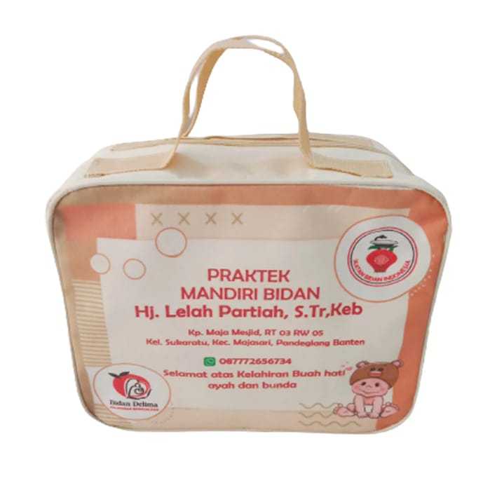 

Tas Bidan Persalinan Partus Persalinan Tas Souvenir Baby Cowok Cewek Bidan Bisa Free Custom Foto,Nama, Gambar