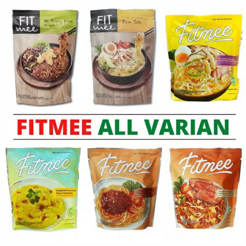 

N5 Mie Shirataki Noodle Fitmee Soto Bolognese Goreng Carbonara Sale of Day