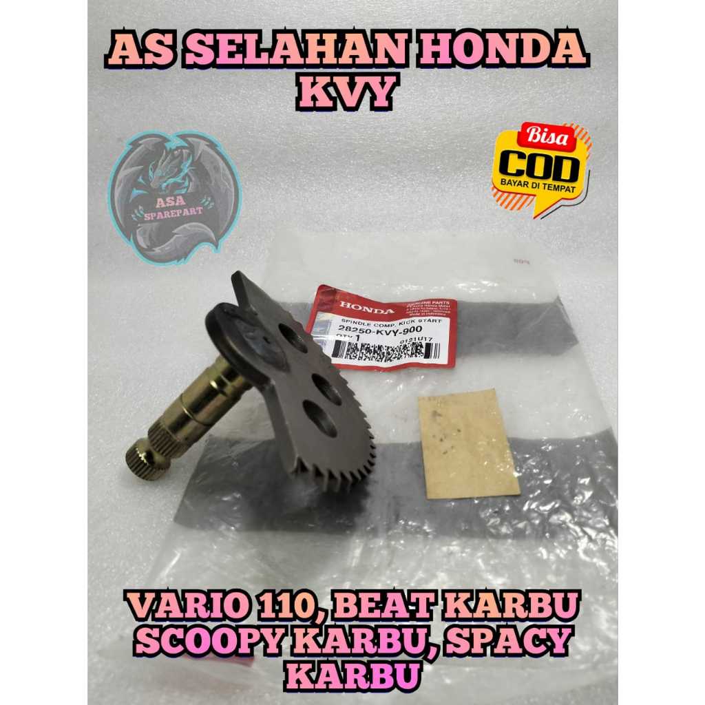 AS SELAHAN KVY ASLI ORIGINAL Motor HONDA VARIO 110 Karbu , BEAT CARBU , SCOOPY KARBUrator , SPACY KA