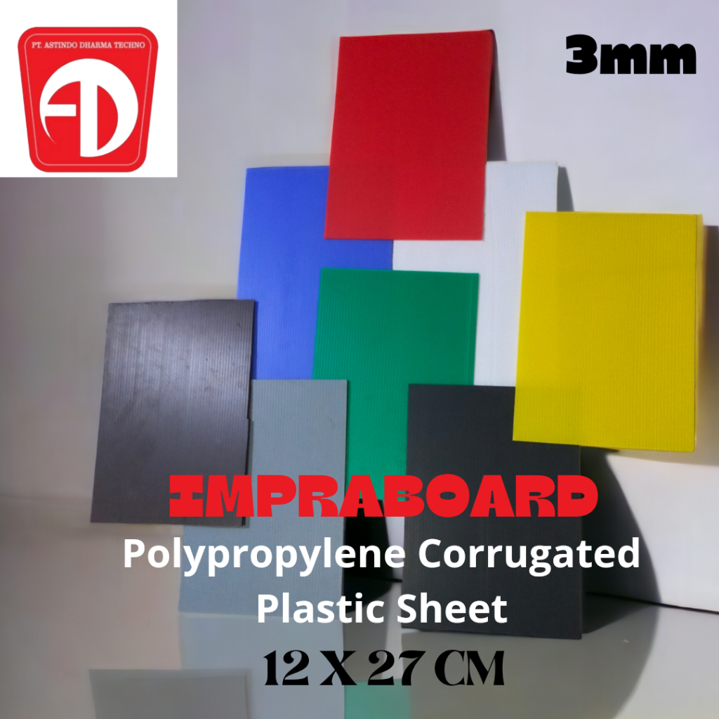 

Impraboard PP Board 12 X 27 CM 3mm