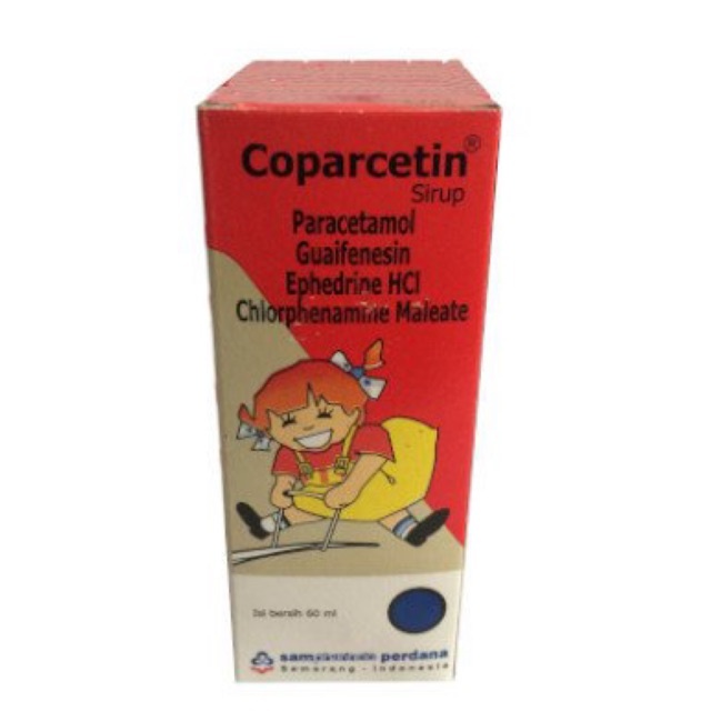 COPARCETIN SYRUP 60 ML - Obat Demam Panas Pilek Batuk Anak Sirup