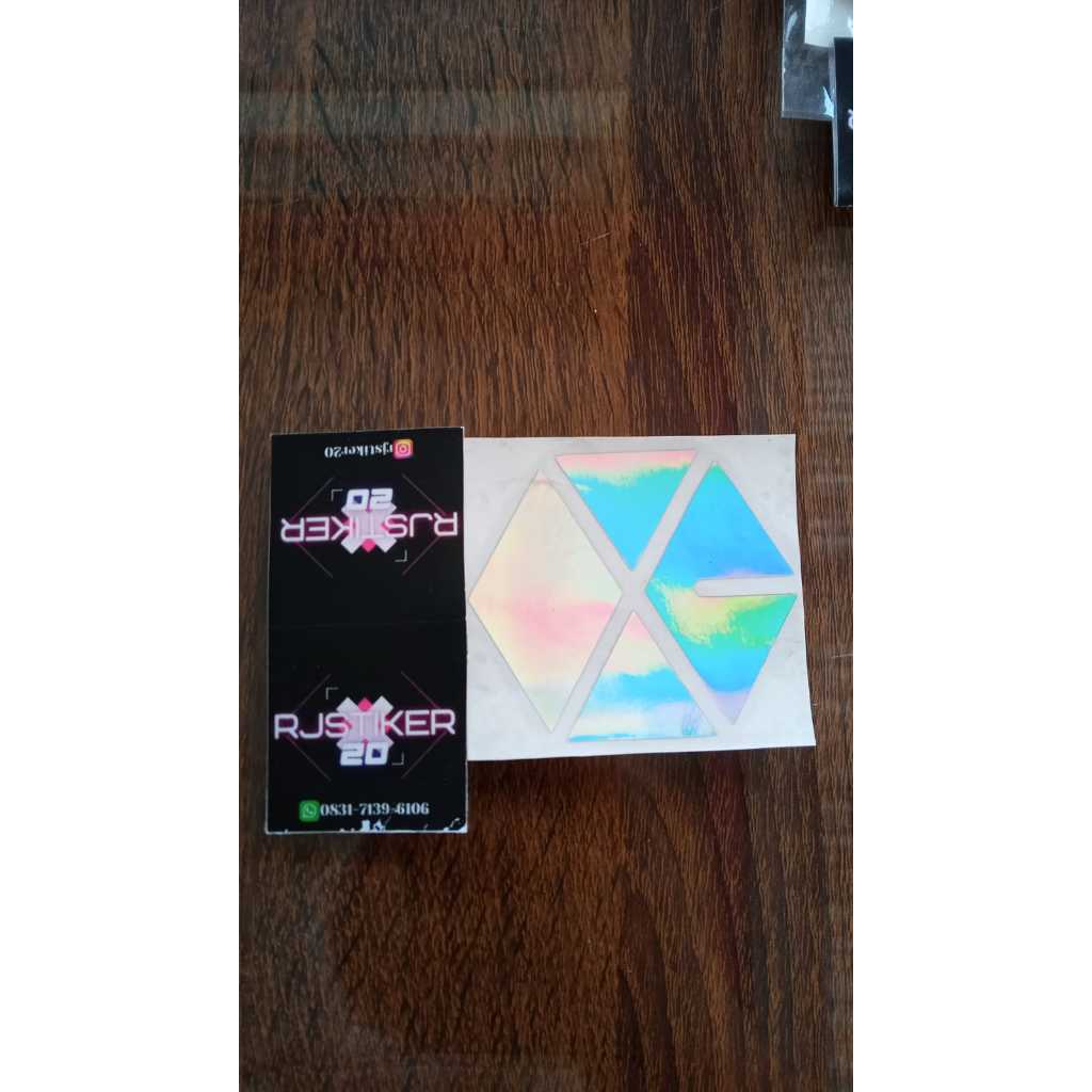 

stiker cutting logo exo