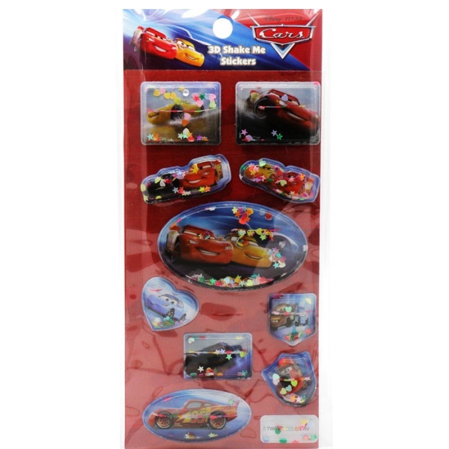 

Disney Cars 3D Shake Me Stickers