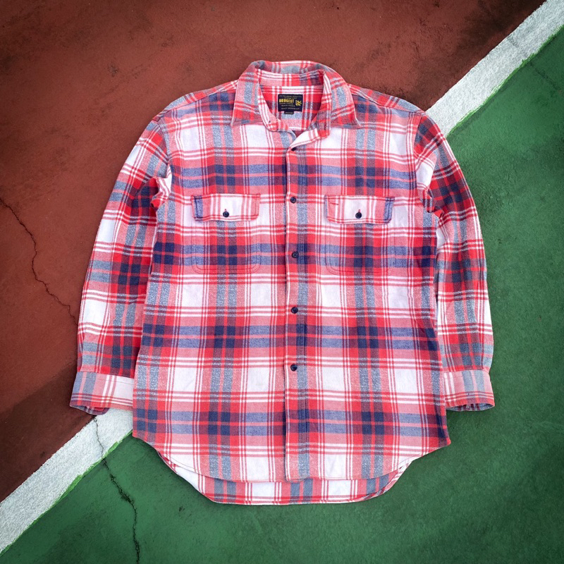 KEMEJA FLANEL PRIA VETERANO 2POCKET