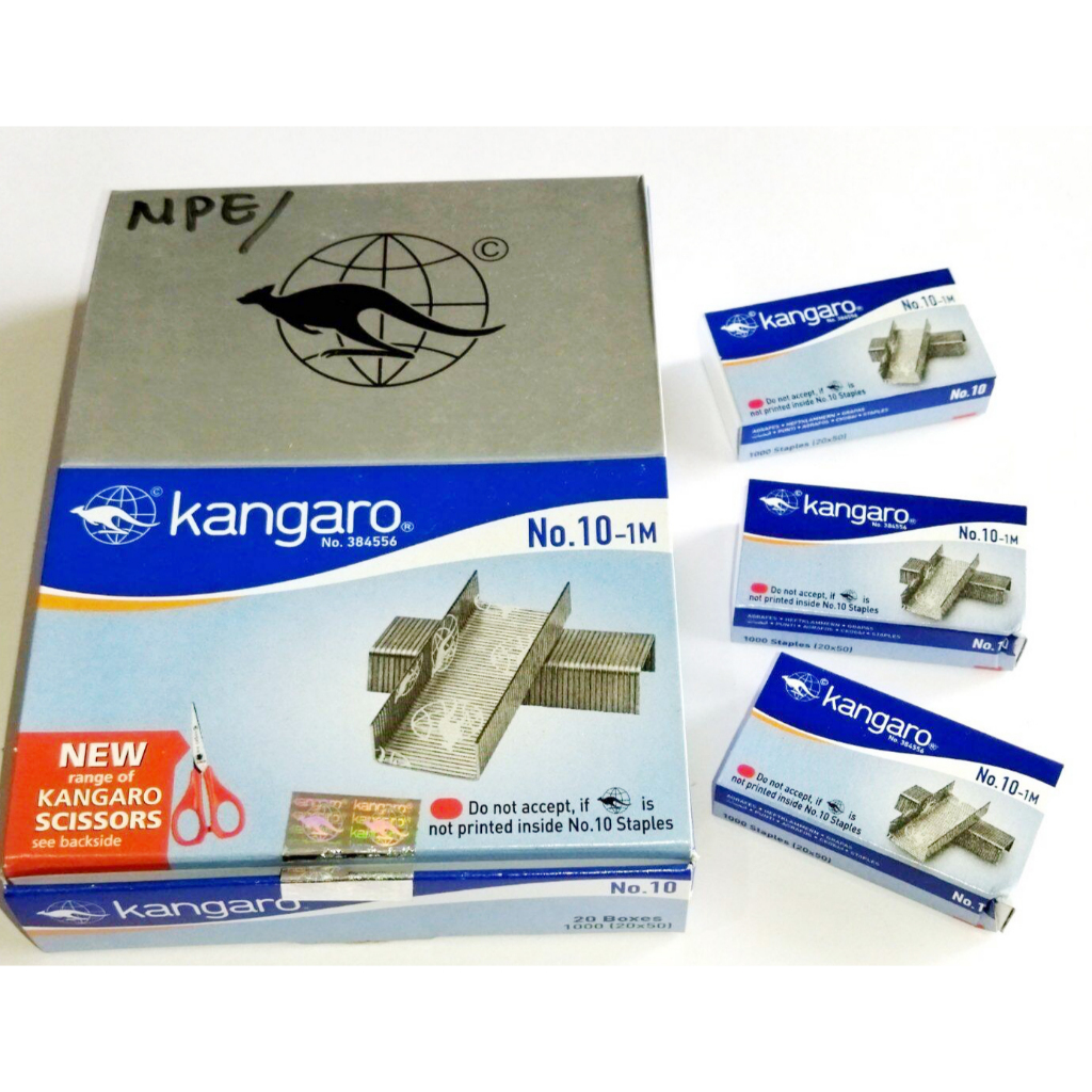 

KANGARO ISI STAPLES NO 10/ ISI STAPLES MUARH/ ISI STAPLES KECIL