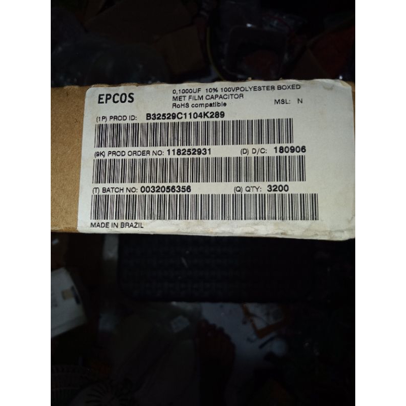 100n 104 100v epcos orginal Made in brazil