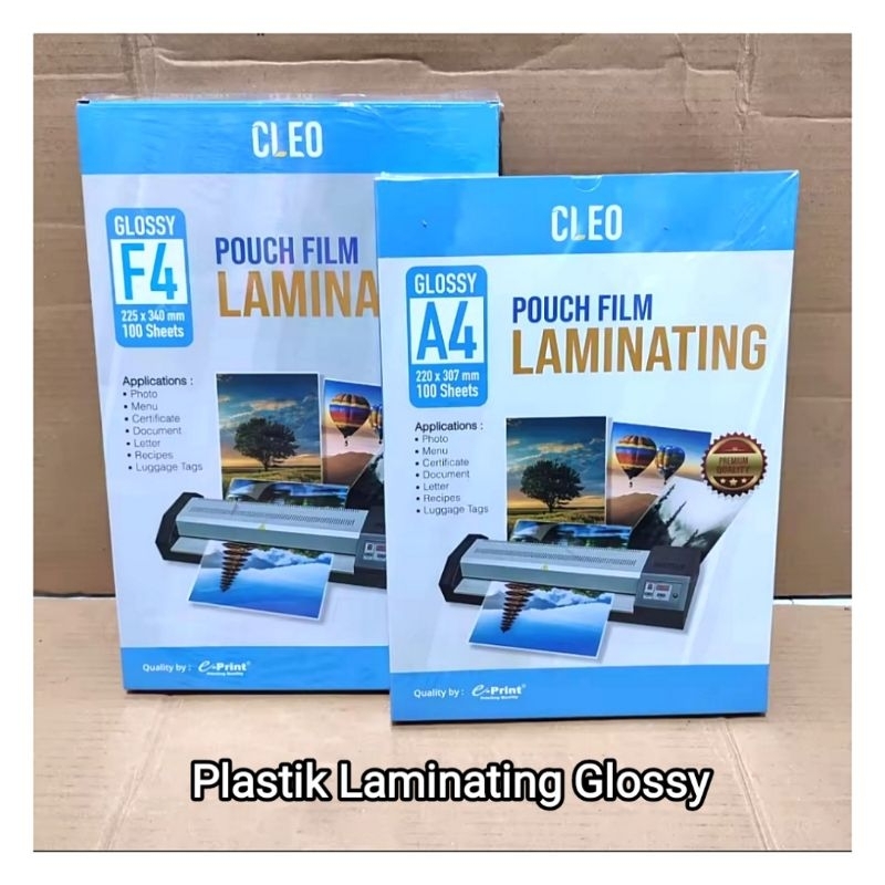 

30 Lembar Plastik Laminating A4 / F4 Eprint