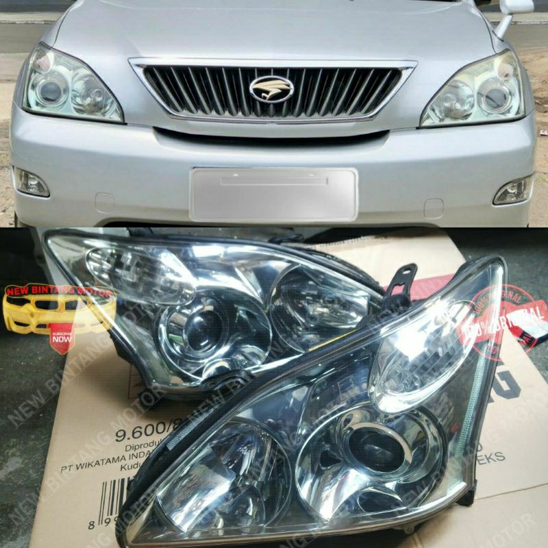 Headlamp toyota harrier 2010 2014 original