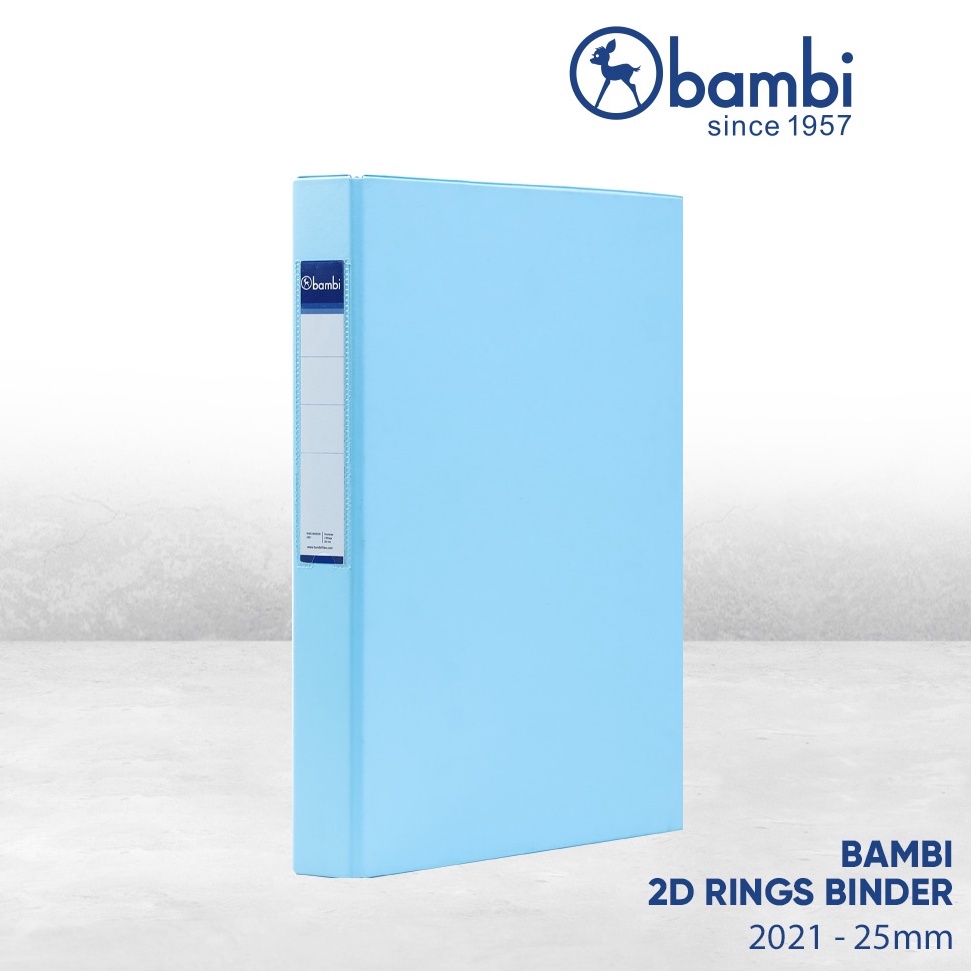 

Jajanan THR Bambi Ring Binder Folio 2 Ring MID SIZE 25 mm kode 221 8J