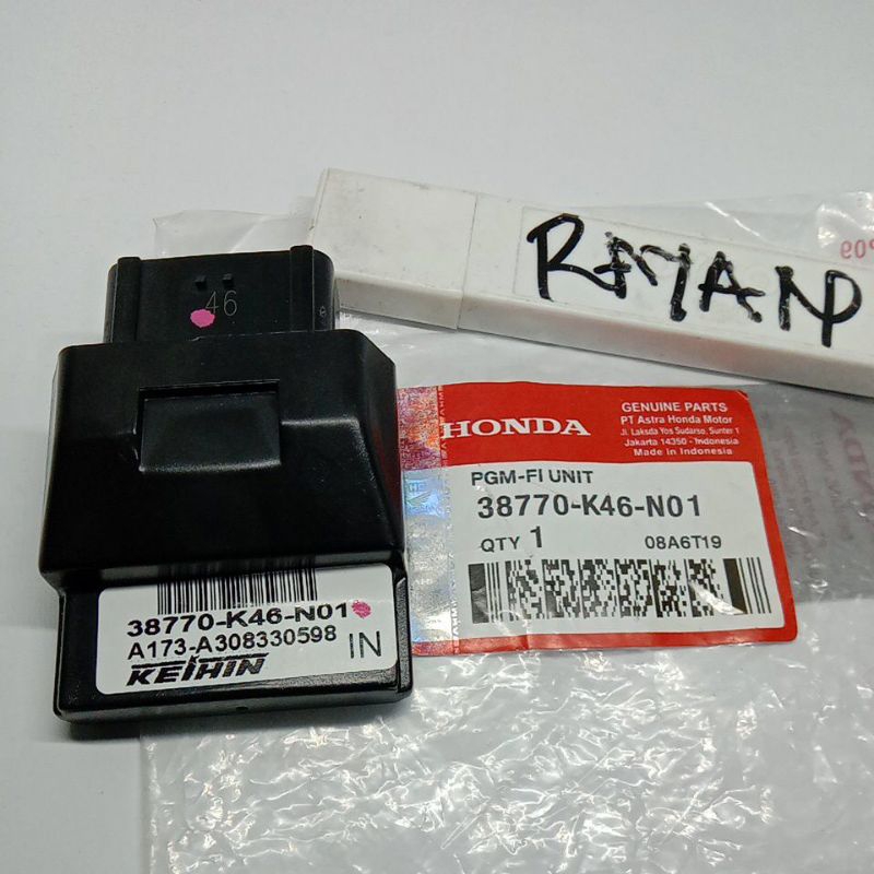 ECU CDI 38770-K46-N01 VARIO110 FI VARIO110 FI INJEKSI