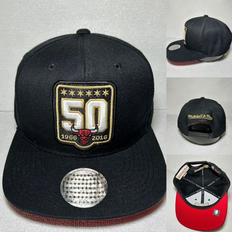 Topi Chicago bulls 50thn second original