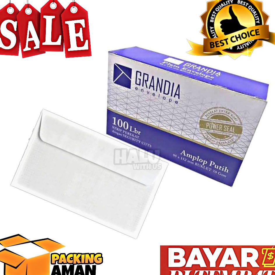 

Harga Termurah BISA COD PROMO 1 box AMPLOP Surat PUTIH 14 polos Air Mail ekonomis 1 lembar ada perekat