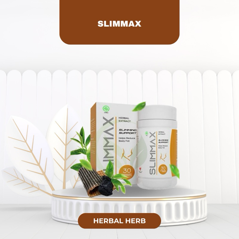 SLIMMAX Asli Obat Herbal Pelangsing Badan Perut Buncit Terbaik Diet Cepat Aman Slimmax Original