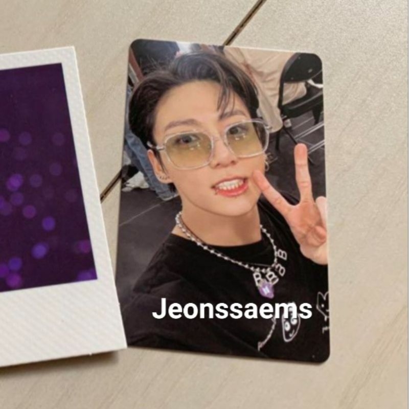 Sharing PC Photocard Official BTS Jungkook PTD Permission To Dance in LA Las Vegas USA Set Bangtan M