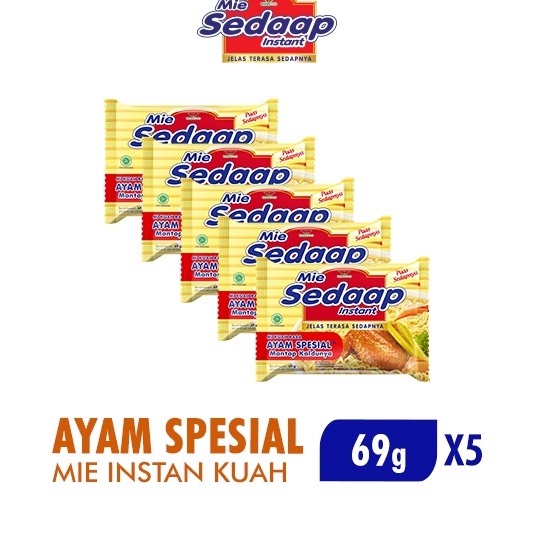 

modelTipe KN84 Sedaap Mie Instan Ayam Spesial 69 gr x5