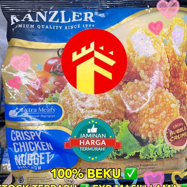 

KANZLER CRISPY CHICKEN NUGGET 45 GR