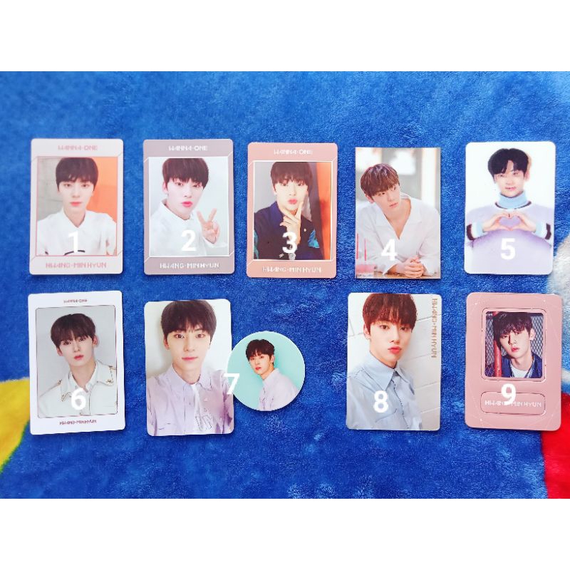 Photocard wanna one hwang minhyun wannaone nuest official