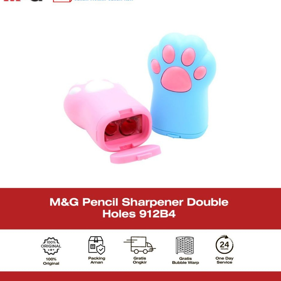 

M&G Pencil Sharpener Double Holes 912B4 type APS912B4 / Rautan pencil m&g