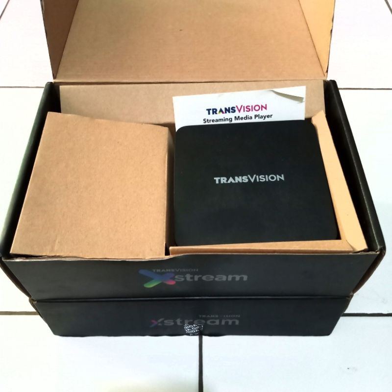 STB SET-TOBOX TRANSVISION XTREME gen 2 fulset ori