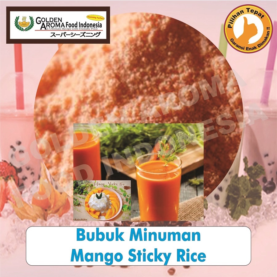 

Bubuk Minuman Mango Sticky Rice 500gr Serbuk Thai Mangga Ketan 500 gr Drinking Powder Premium Murah