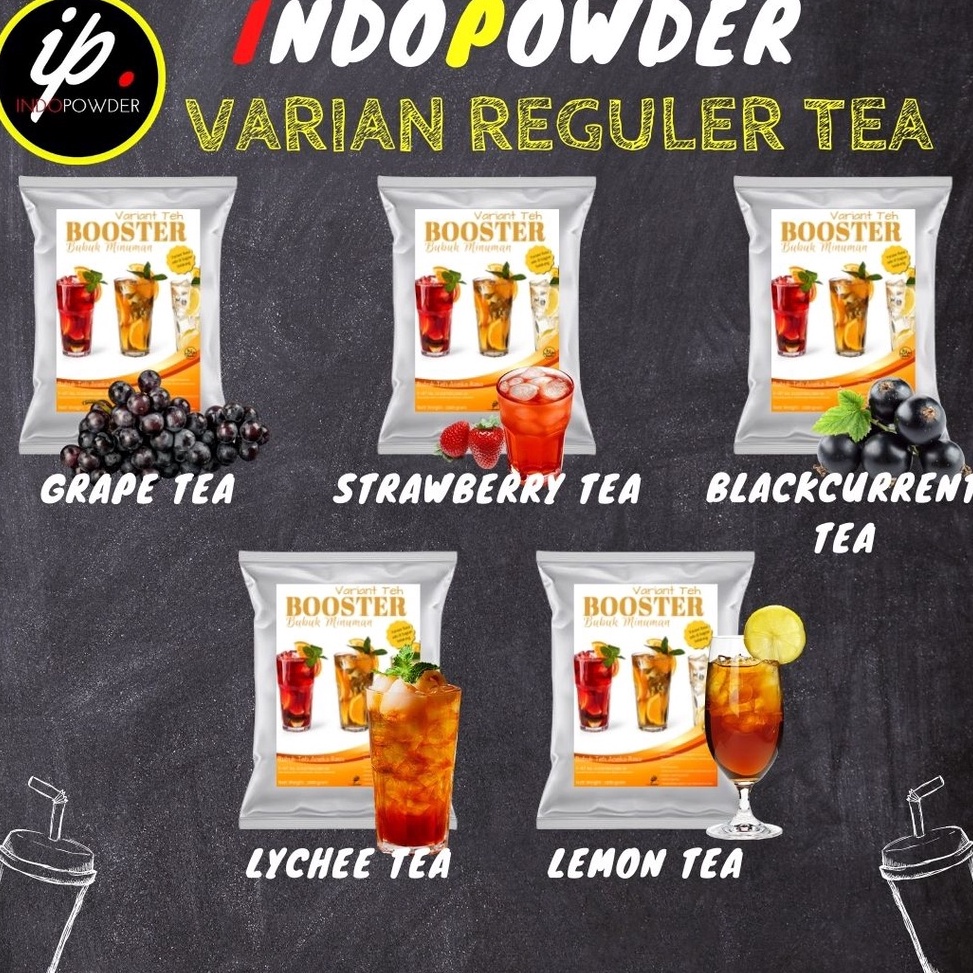 

Bubuk Minuman Varian Reguler Tea Silver Bubuk Teh Powder Bubuk Reguler Tea 1kgIndopowder
