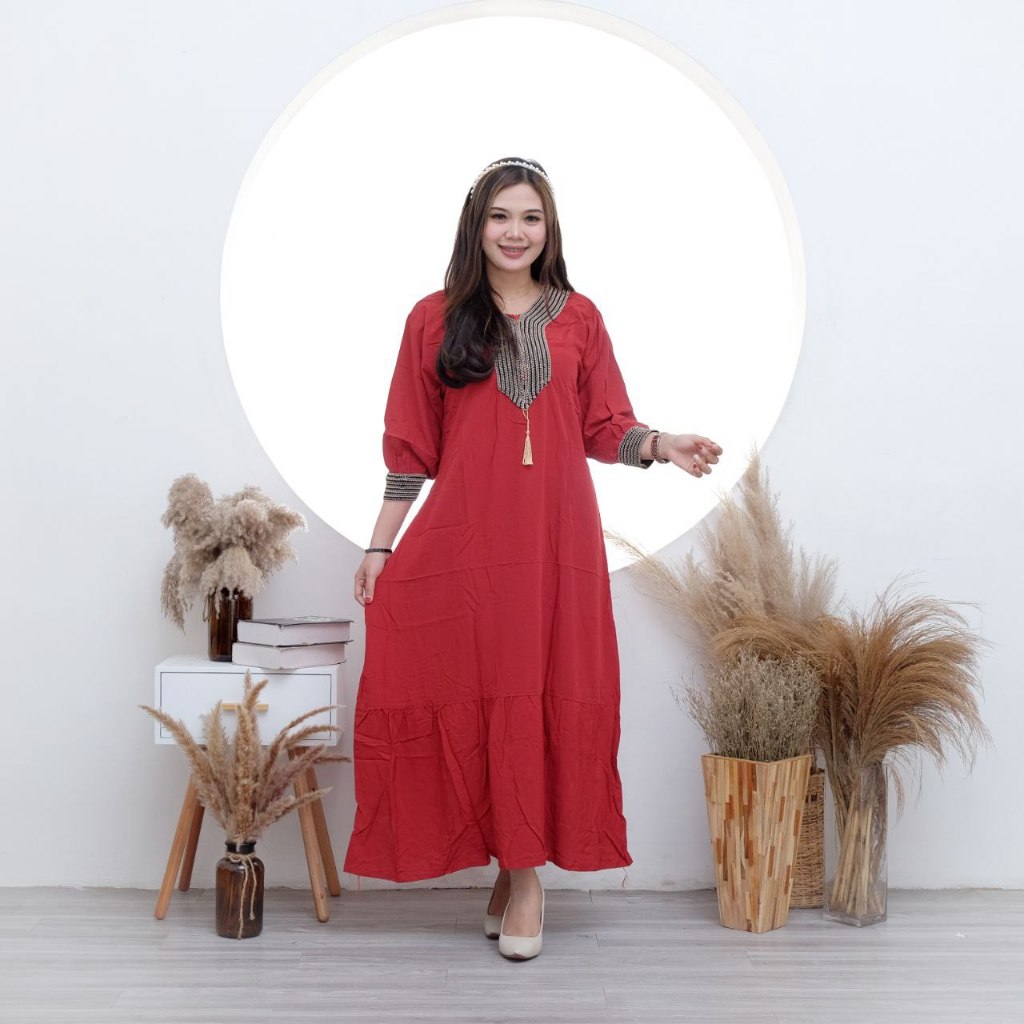 Daster Arab Terbaru Remaja Kekinian Viral Rayon Tebal Premium