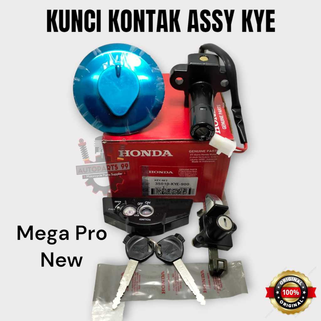 Kunci Kontak Mega Pro Mega Pro New Original Honda Kunci Kontak KYE Set Komplit 35010-KYE-900