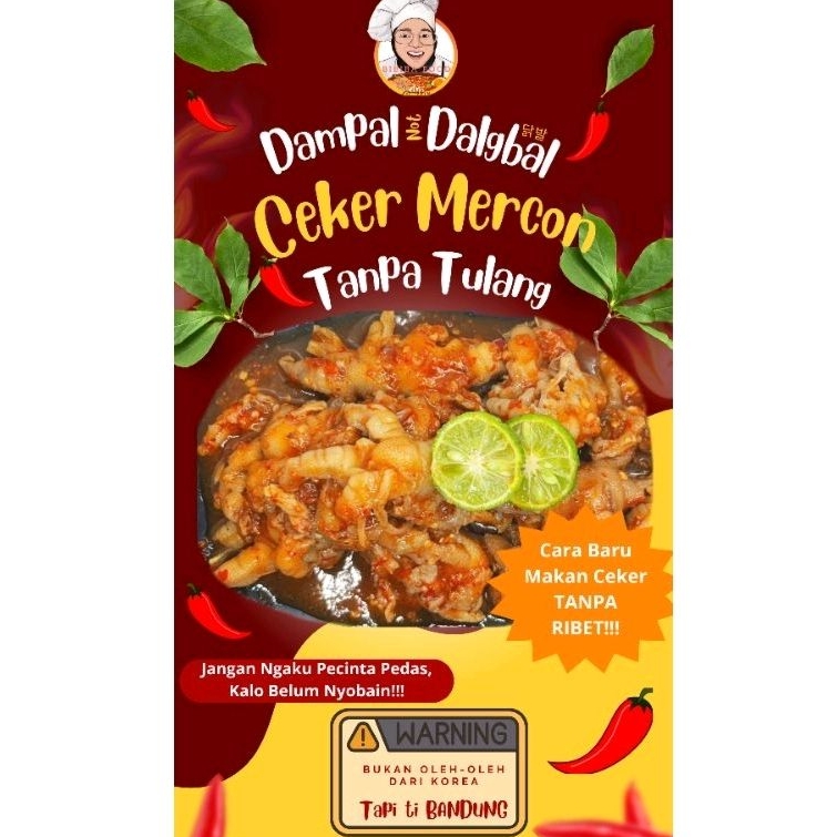 

Ceker Mercon Tanpa Tulang / Ceker Tanpa Tulang / Dakbal 500gr 1000gr