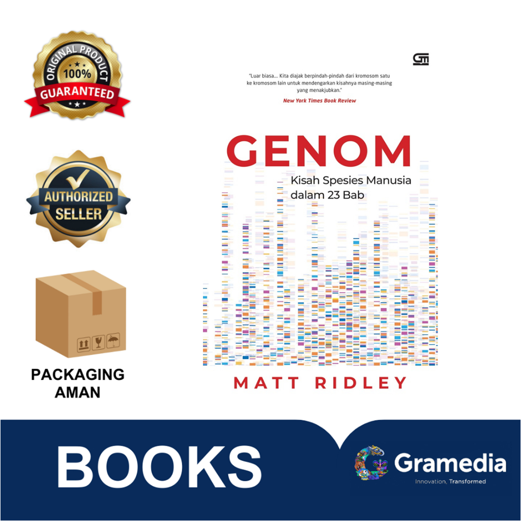 Gramedia Bintaro -   Genom: Kisah Spesies Manusia Dalam 23 Bab
