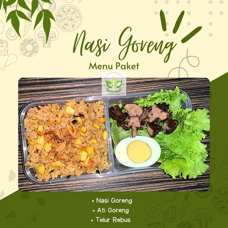 

Nasi Box / Nasi Kotak / Nasi Goreng Ati Telur / Bento Nasi Goreng / Catering Harian