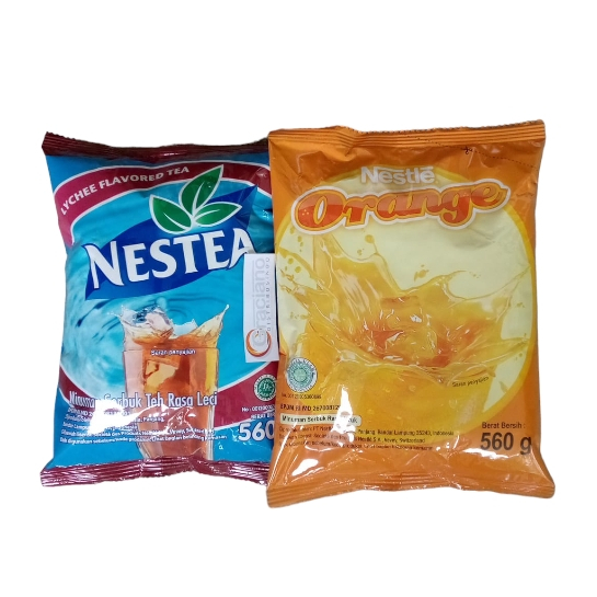 

Paket Nestea Lychee Tea560gr Teh Leci + Nestle Orange 560gr terlaris