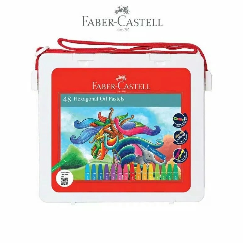 

Stok Banyak Hexagonal Oil Pastel 48 Faber Castell crayon faber castell 48 warna 52