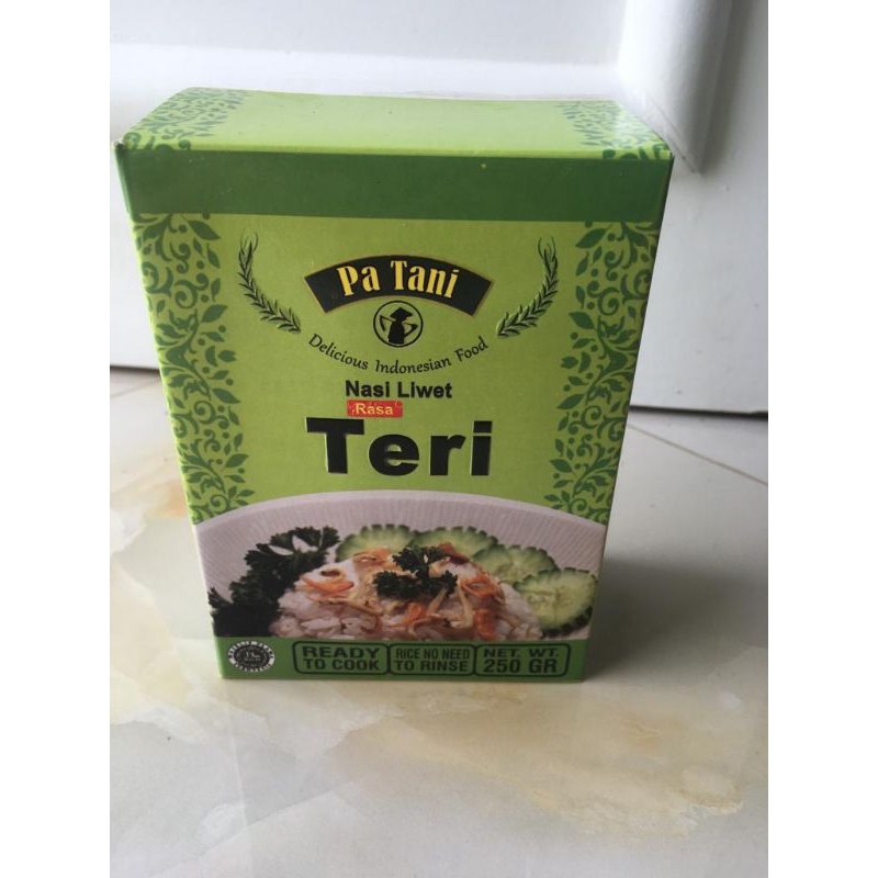 

Nasi Instant makanan liwet teri 250 gr 2-5 porsi
