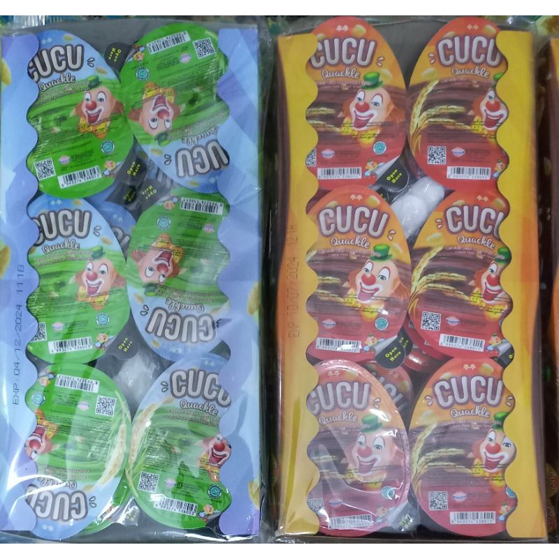 

[SR-Mart] Cereal dengan pasta CUCU Quacle @15 Gr (1 paket 10 bh Rp.15.000)