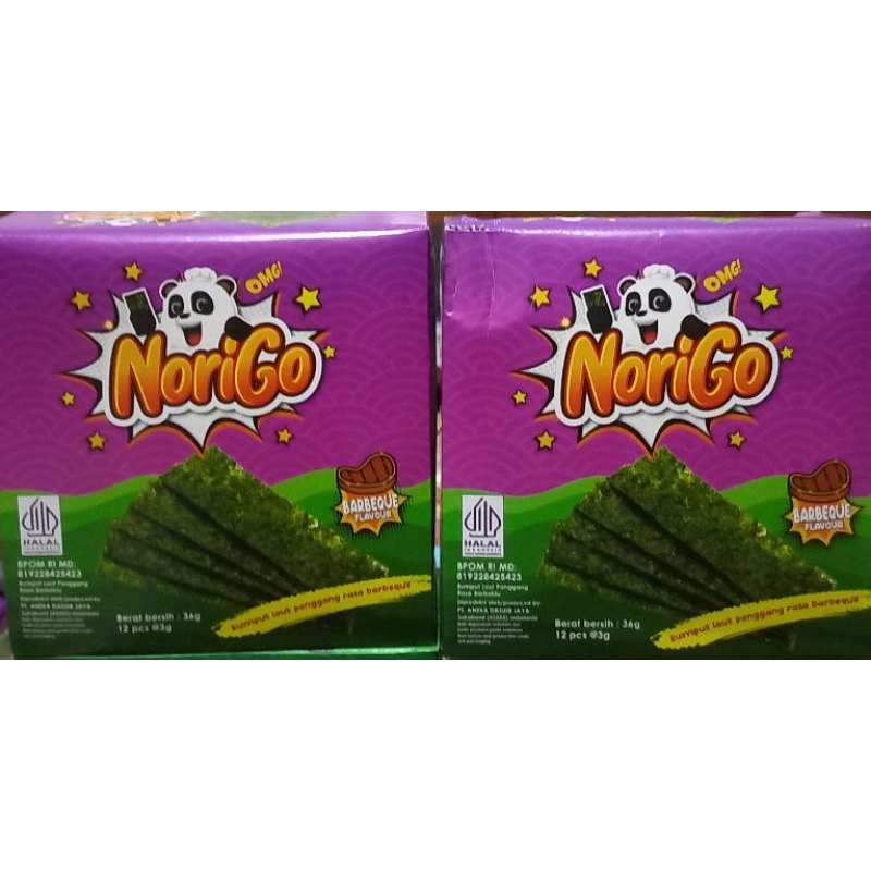 

[SR-Mart] Rumput Laut Panggang NORIGO @3Gr
