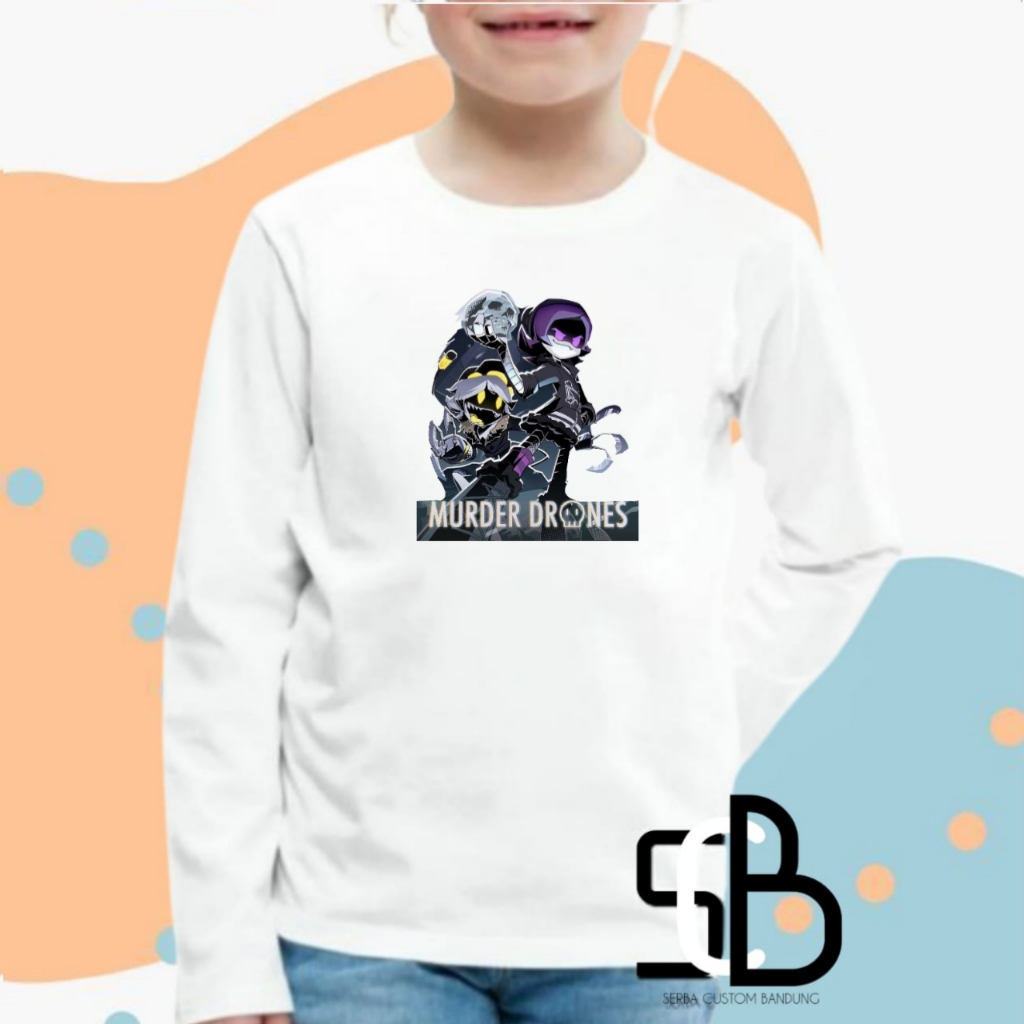 Murder Drones Kaos anak lengan panjang Murder Drones Unisex