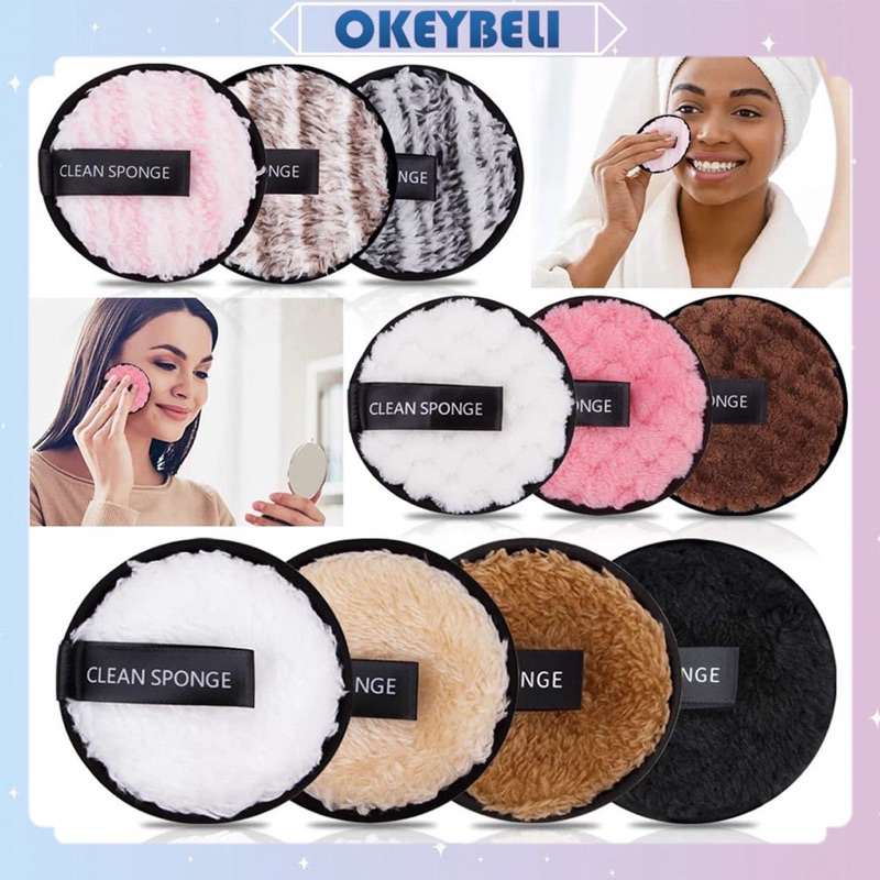 SPONGE Makeup Remover Puff / Cleansing Puff Remover makeup Cotton / Makeup Removal Pad / Spons Pengh