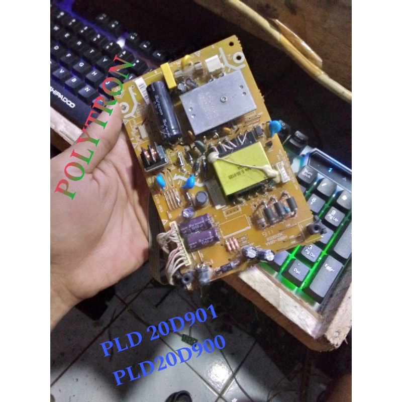 PSU POWER SUPLAI TV LED POLYTRON PLD 20D901/ 20D900 PSU TV POLYTRON PLD 20D901