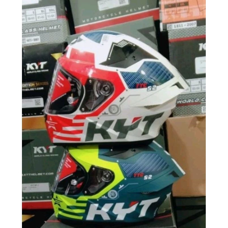 KYT TTC Helm Fullface Bekas 98% SNI/DOT terlaris