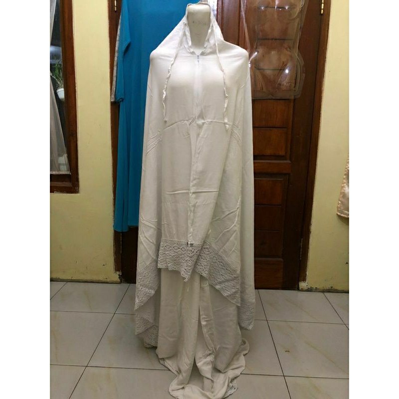 MUKENA PUTIH PREMIUM JUMBO ( PAKET RESELLER)