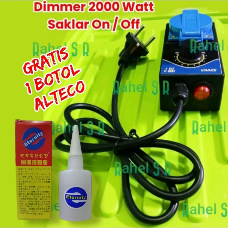 DIMMER Pengatur Kecepatan Mesin Grinda || Dimmer 2000 Watt || Dimmer